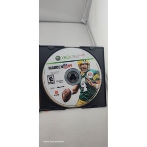Madden NFL 09 (Microsoft Xbox 360, 2008) Disc Only Tested and Working Great Cond